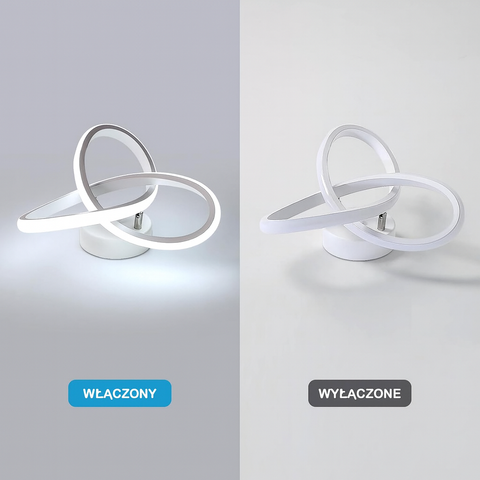 Plafon Infinia | Lampa LED Sufitowa | Nowoczesna Forma Przestrzenna