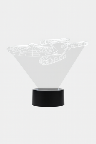 Lampa Iluzja 3D Lumora | Dekoracja Sci-Fi | Akryl i Podświetlenie LED