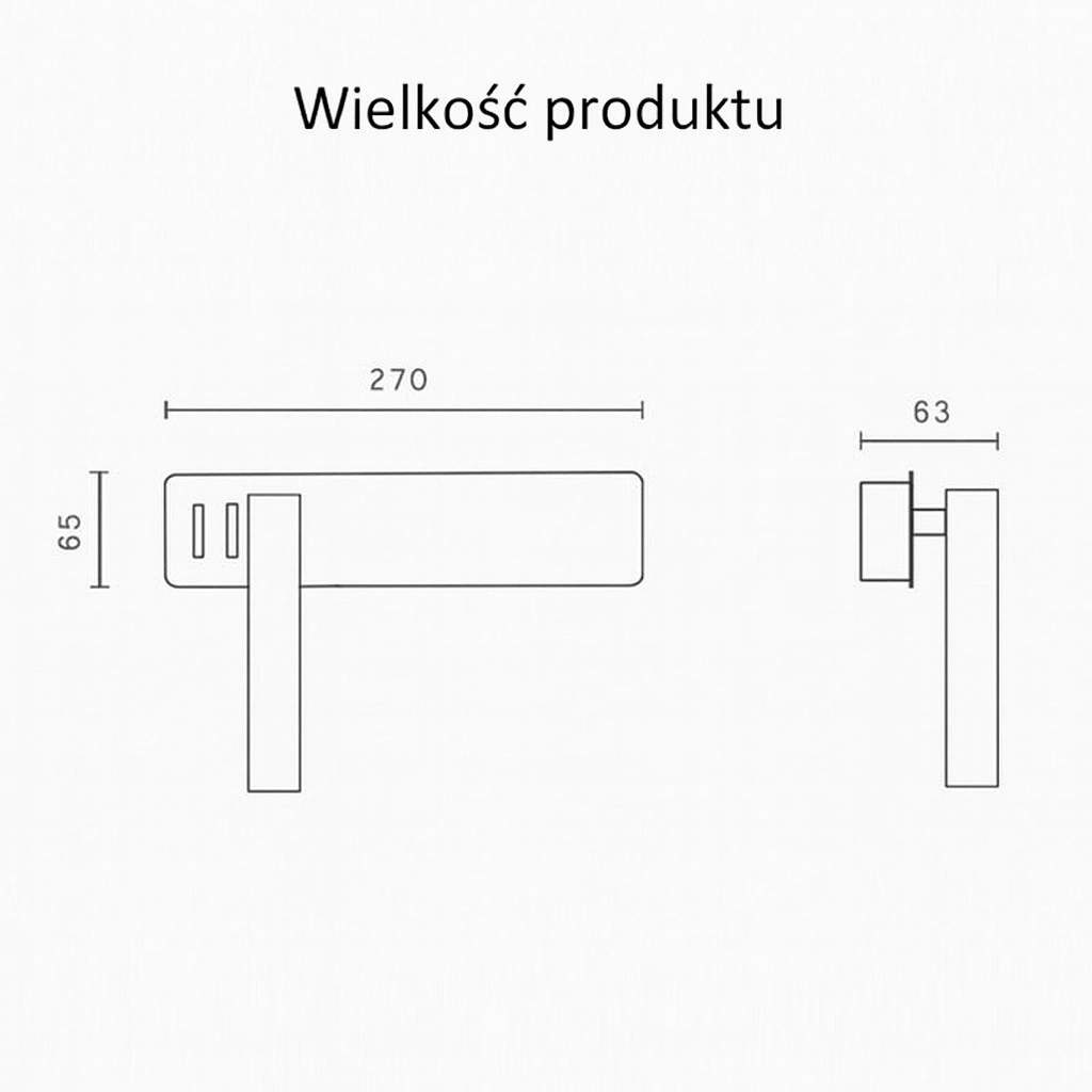 Lampa Ścienna Nox | Regulowana Lampka LED do Czytania | Minimalistyczny Design