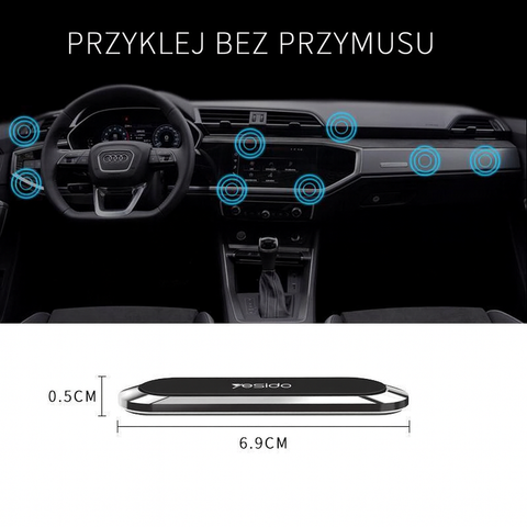 Uchwyt Magnetyczny GripMag | Uniwersalny Montaż na Powierzchni | Kompaktowy i Obrotowy