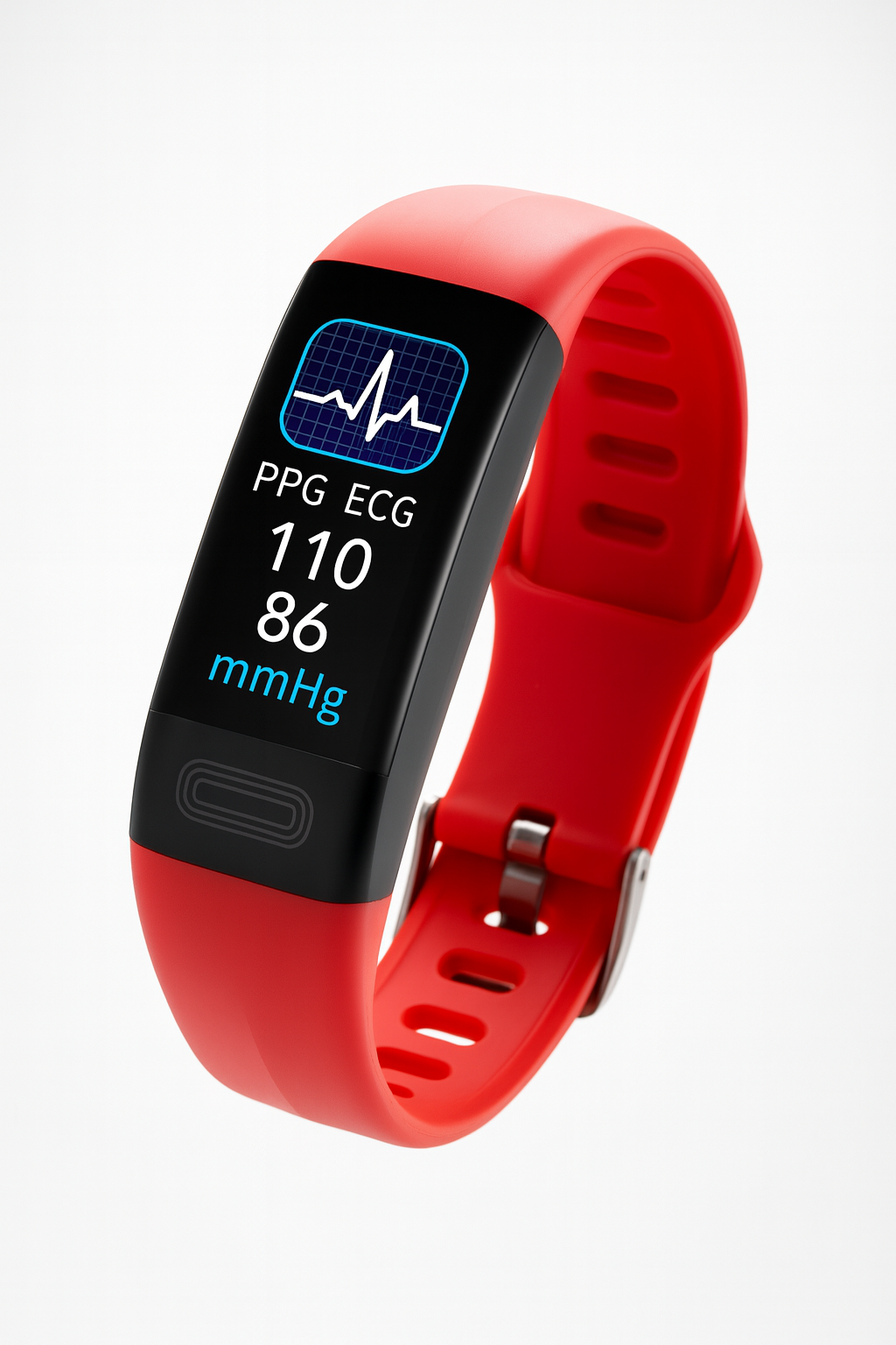 Opaska SmartCardio V19 | Monitor PPG i EKG | Opaska Fitness z Pomiarem Ciśnienia