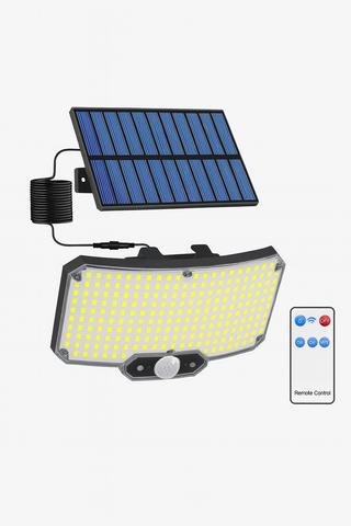 Lampa Solarna LumaTech | 234 LED COB | Czujnik Ruchu + Pilot | IP65 Oświetlenie Ogrodowe