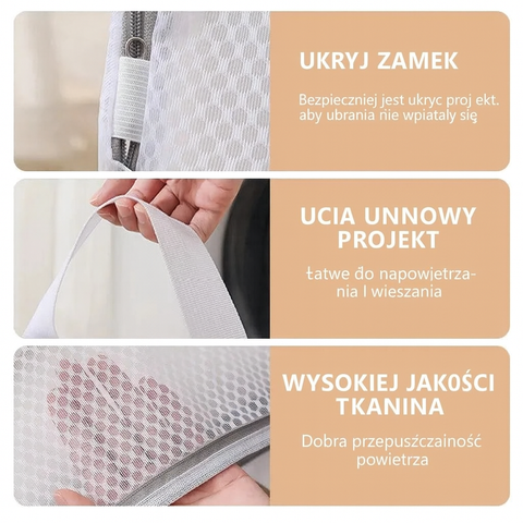 Worek Ochronny CleanGuard | Akcesoria Do Prania | Siatka Poliestrowa