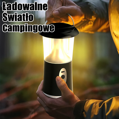 Lampa Turystyczna LumiTrail | Latarnia LED Solarna | 3 Tryby Świecenia