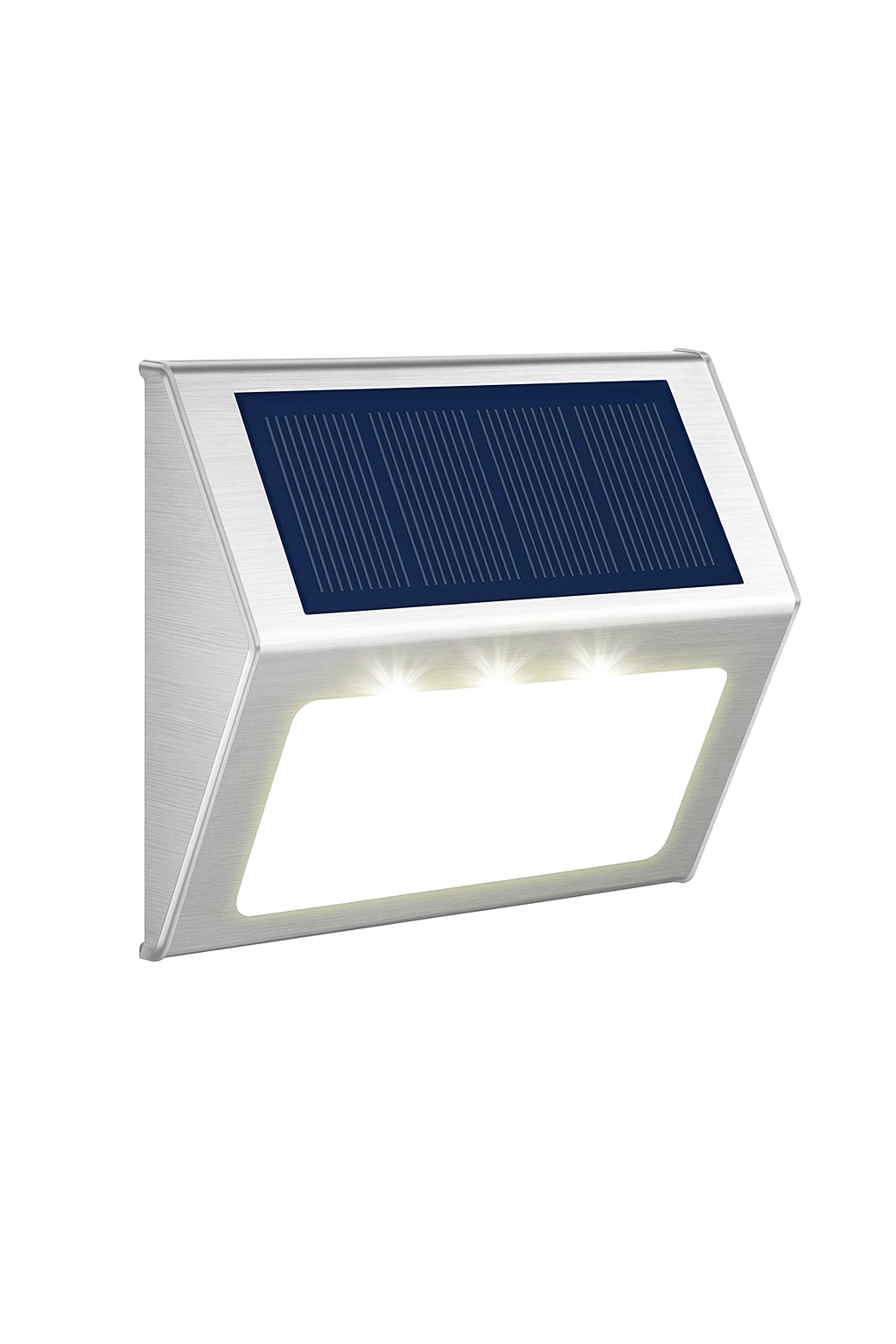 Lampa Ścienna Solarna Luma | Oświetlenie Ogrodowe LED | Stal Nierdzewna IP45