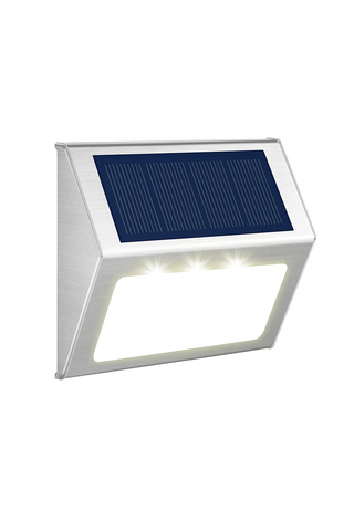 Lampa Ścienna Solarna Luma | Oświetlenie Ogrodowe LED | Stal Nierdzewna IP45