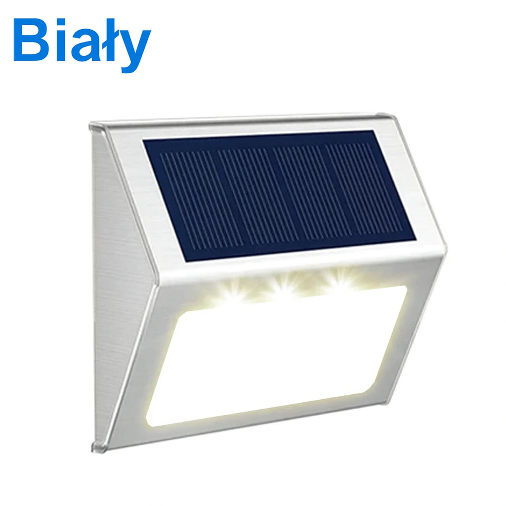 Lampa Ścienna Solarna Luma | Oświetlenie Ogrodowe LED | Stal Nierdzewna IP45