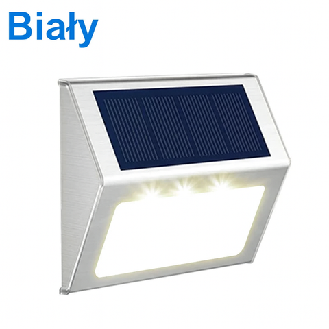 Lampa Ścienna Solarna Luma | Oświetlenie Ogrodowe LED | Stal Nierdzewna IP45