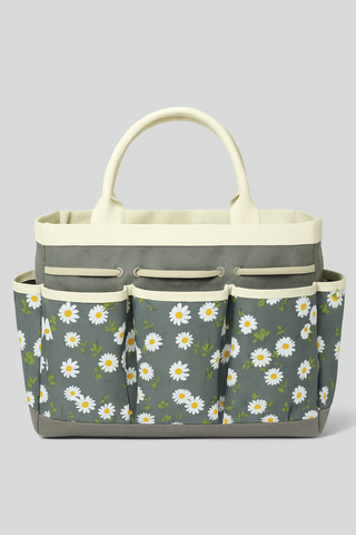 Torba Liora | Organizer Ogrodowy | Wodoodporny Oxford z Kwiatowym Wzorem