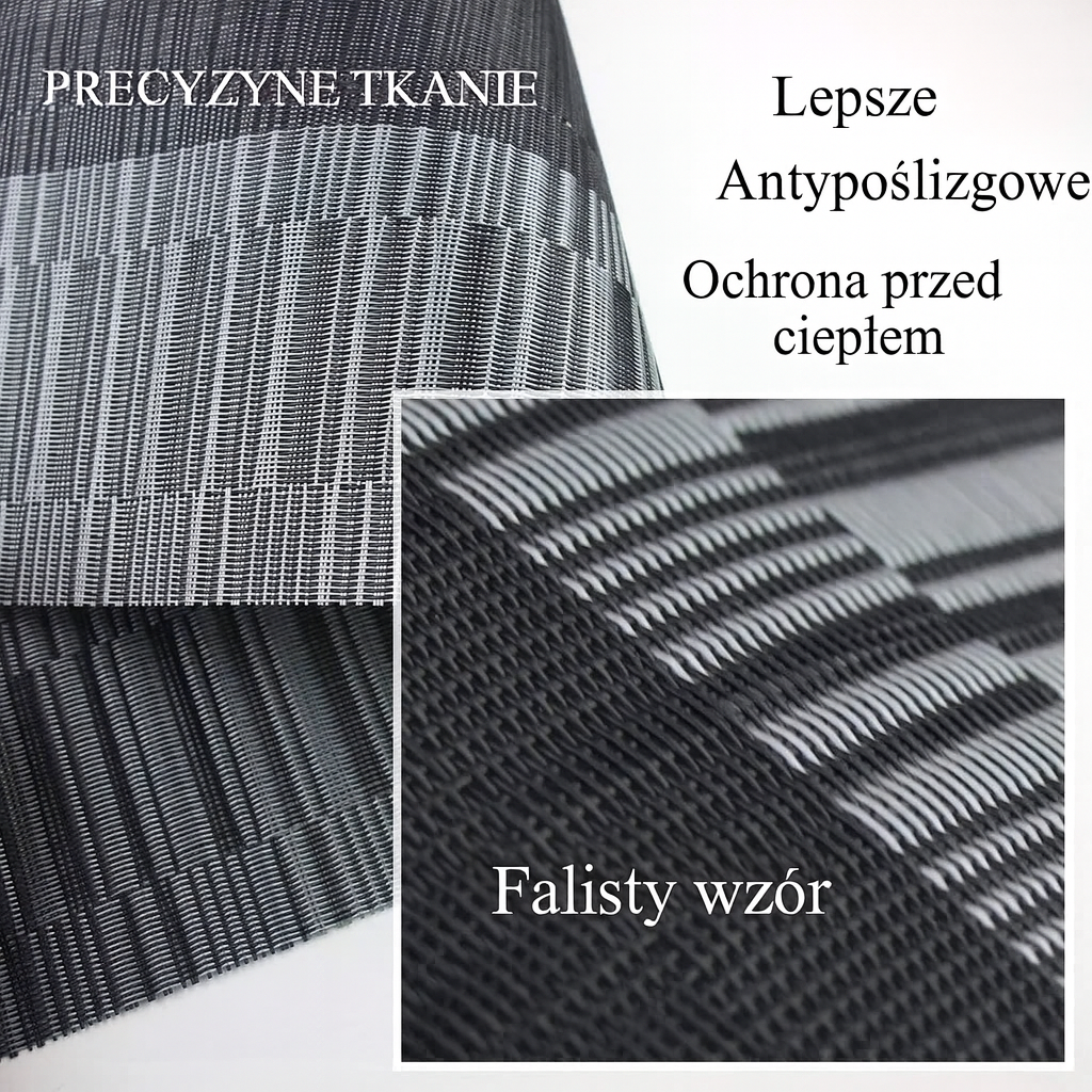 Raya | Mata Stołowa | Tkane PVC