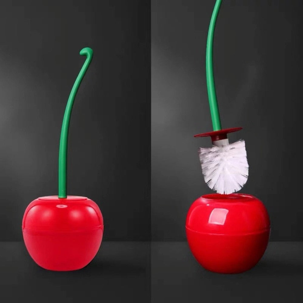 CherryBrush | Szczotka WC z pojemnikiem | Minimalistyczny design ABS