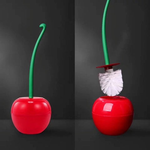 CherryBrush | Szczotka WC z pojemnikiem | Minimalistyczny design ABS