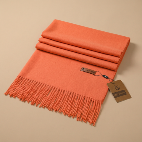 Szalik Krysta | Szal Zimowy Damski | Czysty Kaszmir