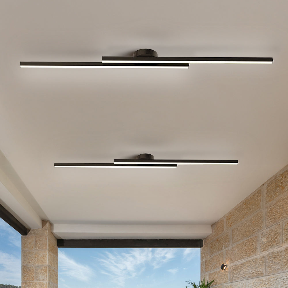 Lampa Sufitowa Linearis | Nowoczesne Oświetlenie LED | Złote Wykończenie