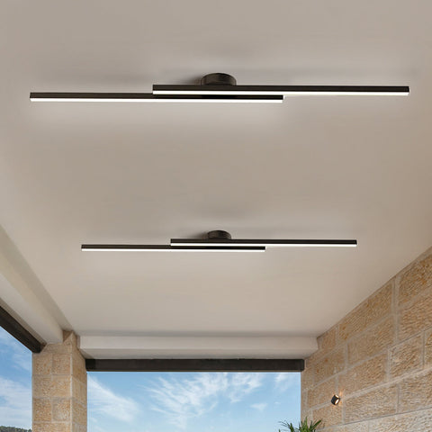 Lampa Sufitowa Linearis | Nowoczesne Oświetlenie LED | Złote Wykończenie