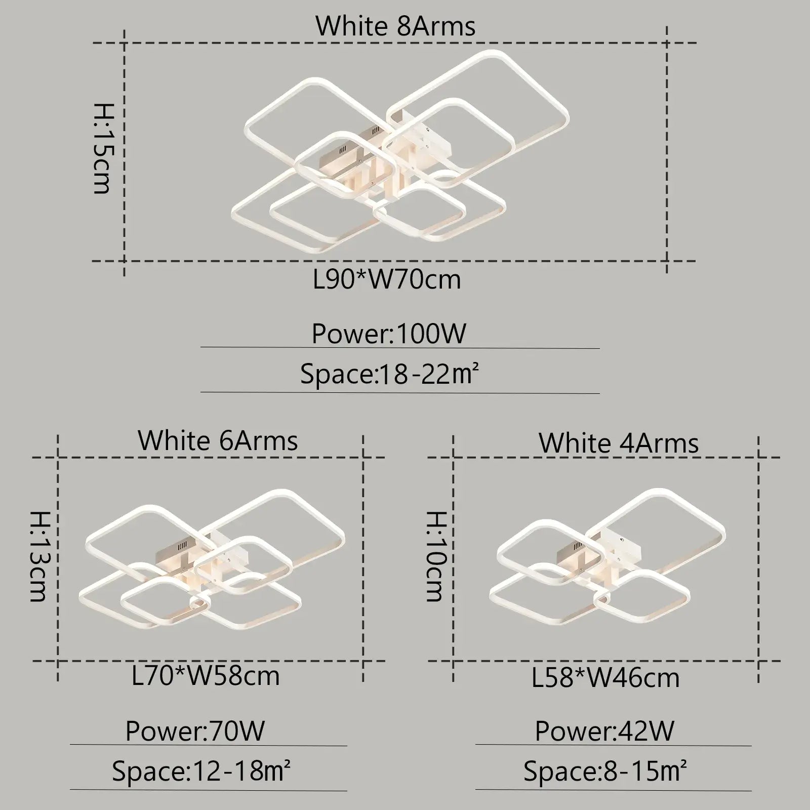 Lampa Sufitowa Arqon | Nowoczesne Oświetlenie LED | Ściemnialna Forma Geometryczna
