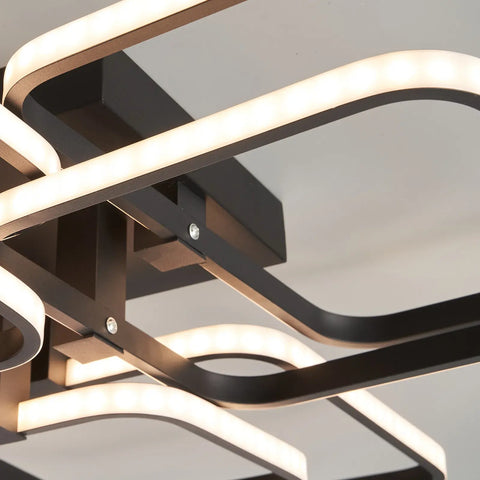 Lampa Sufitowa Arqon | Nowoczesne Oświetlenie LED | Ściemnialna Forma Geometryczna