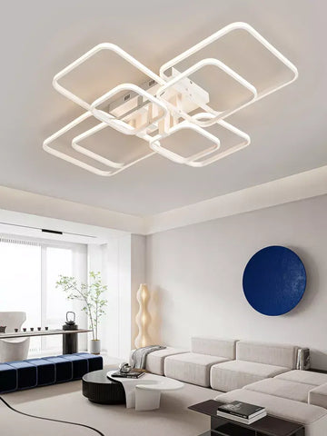 Lampa Sufitowa Arqon | Nowoczesne Oświetlenie LED | Ściemnialna Forma Geometryczna