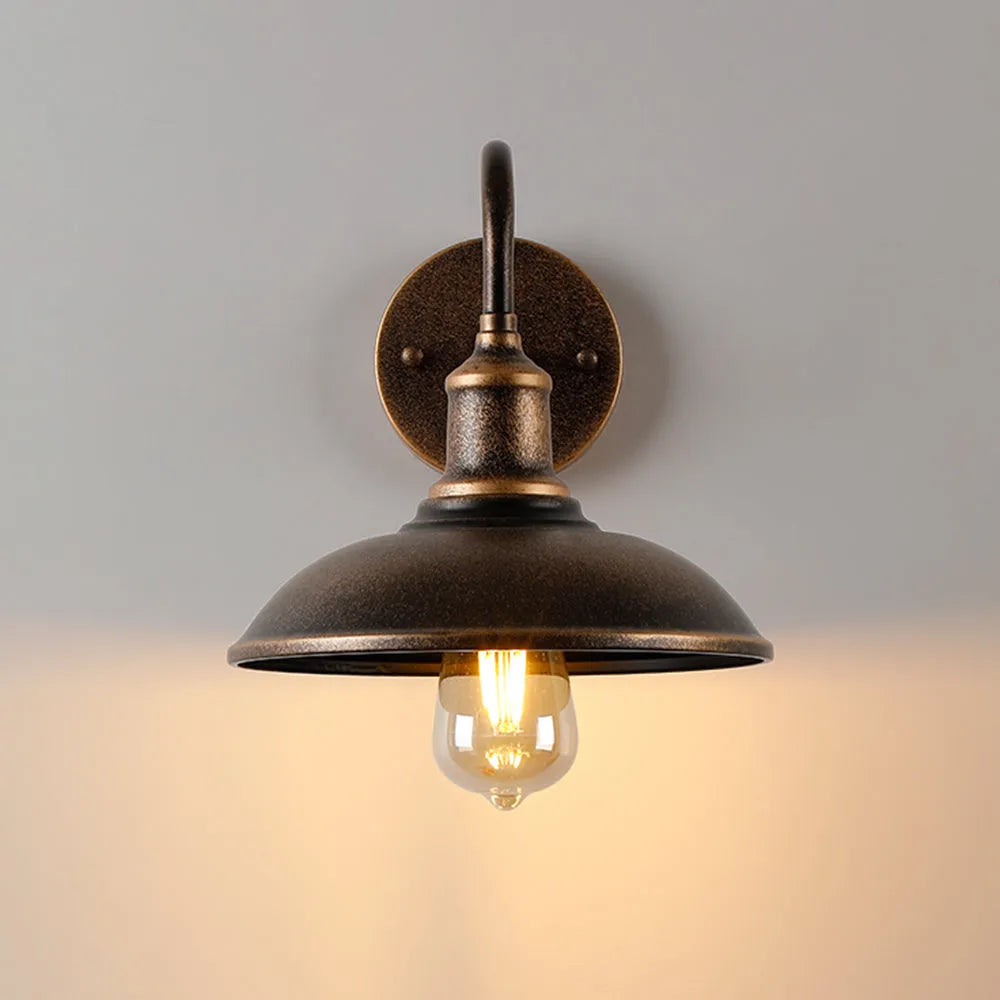 Kinkiet ogrodowy Runo | Lampa ścienna z metalu | Styl vintage IP44
