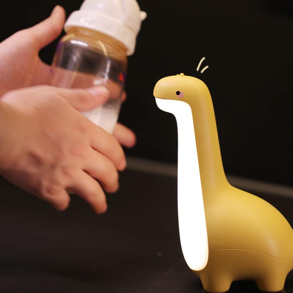 Dino Noktus | Lampka nocna dla dzieci | Silikonowa z łagodnym światłem