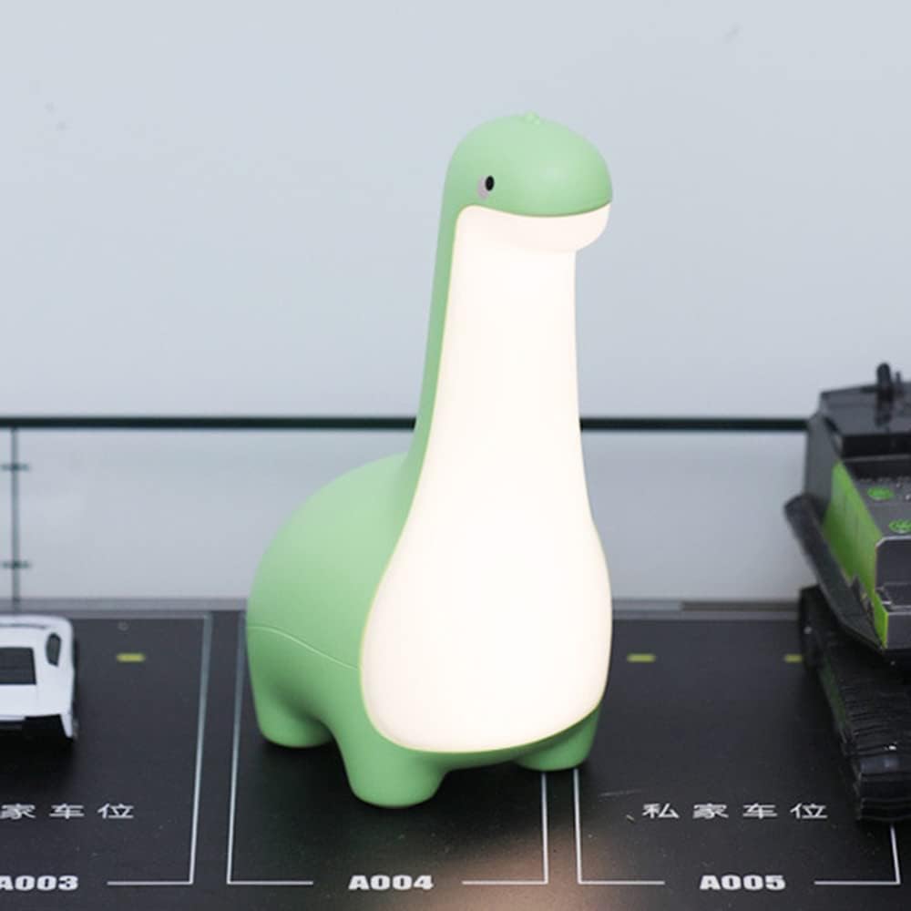 Dino Noktus | Lampka nocna dla dzieci | Silikonowa z łagodnym światłem