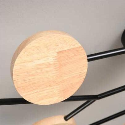 Arboris Multi | Lampa Sufitowa Dekoracyjna | Metal i Drewno