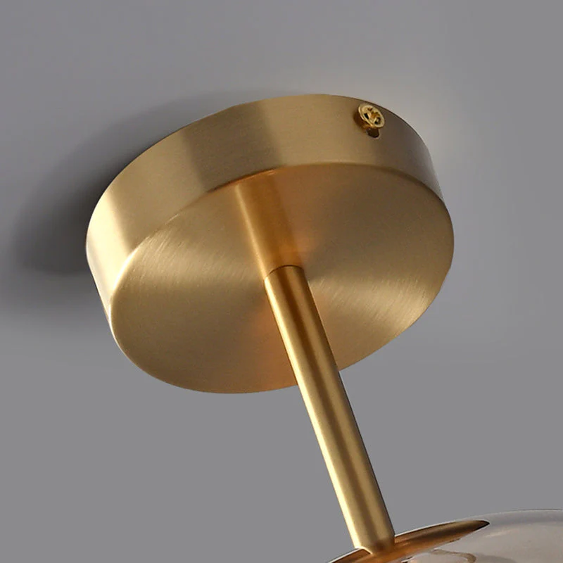 Lampa Wisząca Nubro | Nowoczesna Lampa z Przydymionego Szkła | Sufitowa Oprawa Loftowa