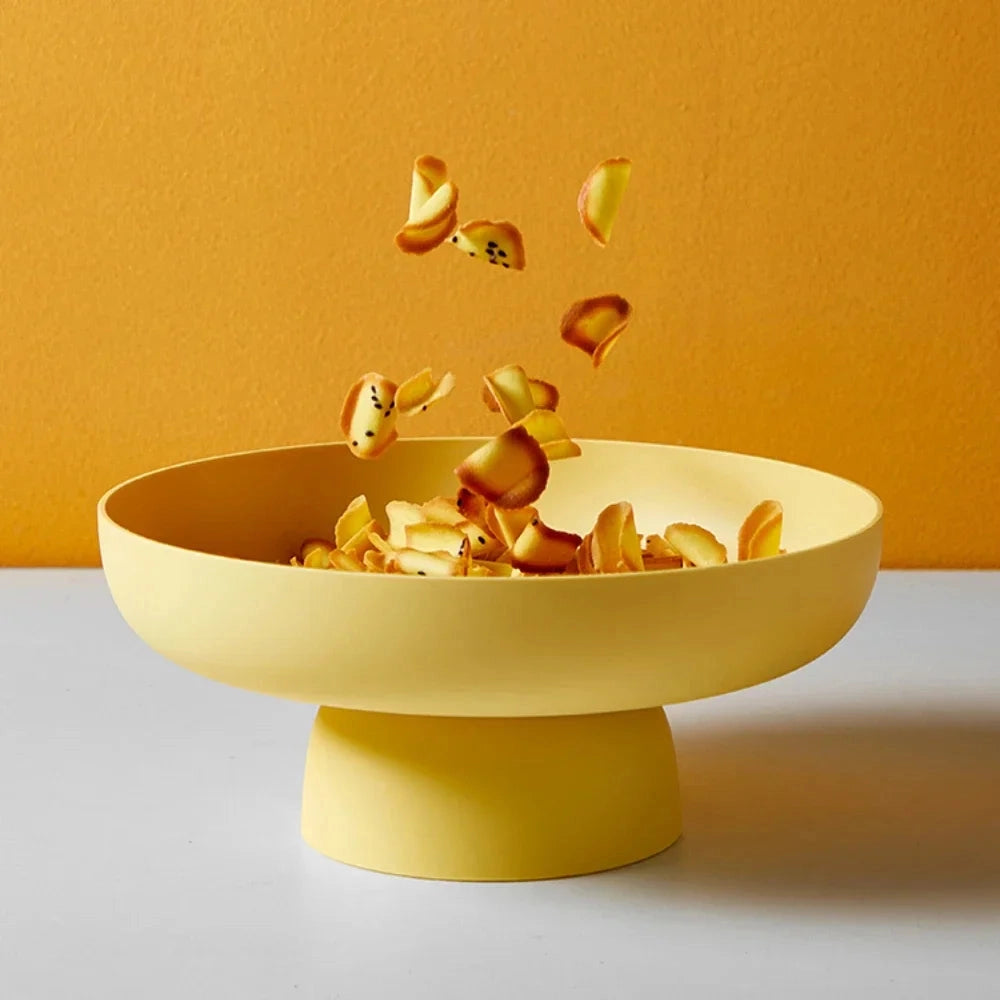 Miska Owocowa Fruitful Elegance | Retro Dekoracja Stołowa | Podwyższana Plastikowa Forma