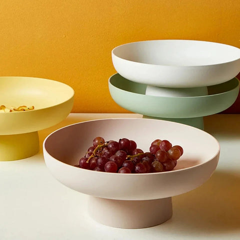 Miska Owocowa Fruitful Elegance | Retro Dekoracja Stołowa | Podwyższana Plastikowa Forma