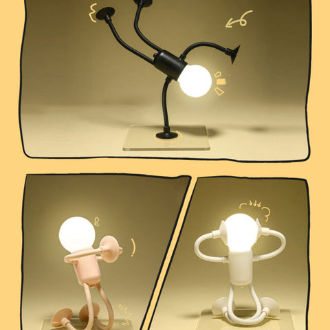 GlowBend | Elastyczna Lampa LED | Z Przyssawką i Giętką Formą