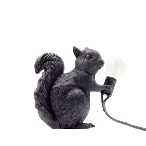 Lampa Squirrel | Lampka dekoracyjna LED | Figurka wiewiórki z żarówką