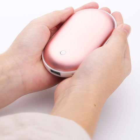 ThermiPod Duo | Ogrzewacz do rąk z powerbankiem | Kieszonkowy i ładowalny
