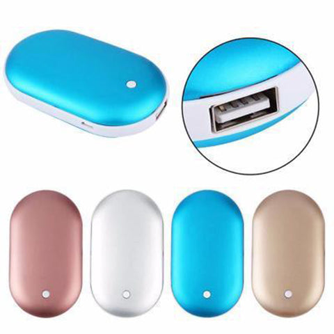 ThermiPod Duo | Ogrzewacz do rąk z powerbankiem | Kieszonkowy i ładowalny