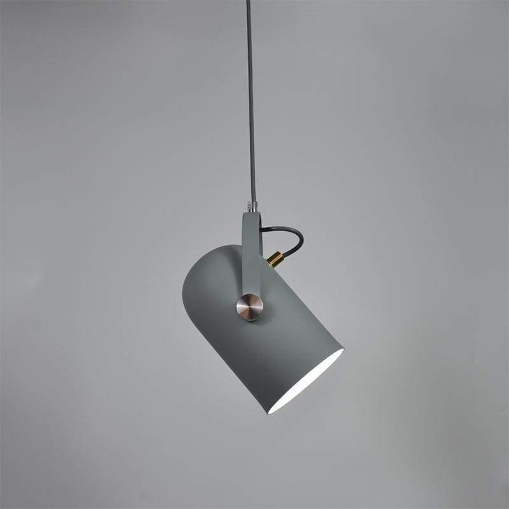 Lampa Wisząca Hemme | Oświetlenie Sufitowe | Regulowany Metalowy Klosz