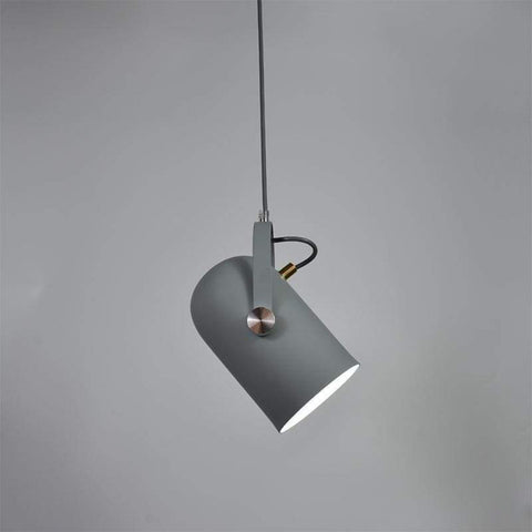 Lampa Wisząca Hemme | Oświetlenie Sufitowe | Regulowany Metalowy Klosz