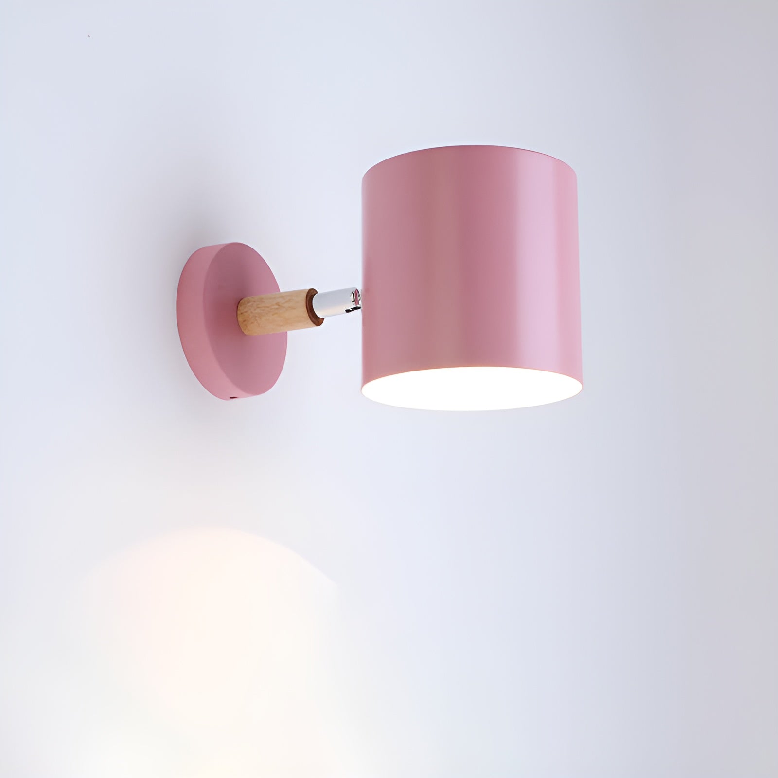 Sveno | Lampa Ścienna | Metal i Drewno