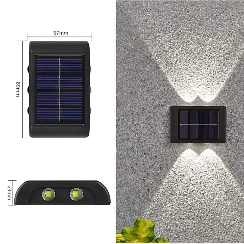 Kinkiet SolarLine | Zewnętrzne Oświetlenie Elewacyjne | Zasilanie Słoneczne