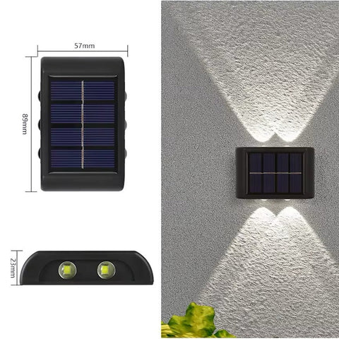 Kinkiet SolarLine | Zewnętrzne Oświetlenie Elewacyjne | Zasilanie Słoneczne