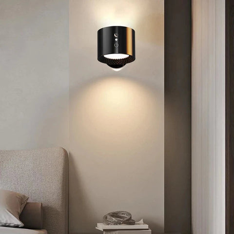Reflektor ścienny LumoSpin | Nowoczesne Oświetlenie Wnętrz | Obracana Lampa LED