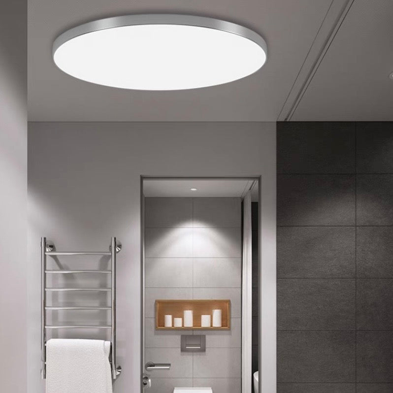 Plafon Aureo | Lampa Sufitowa LED | Złoty Pierścień i Matowe Światło