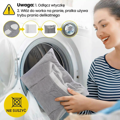 Koc Elektryczny Nivora | Koc Grzewczy do Domu | Miękka Tkanina
