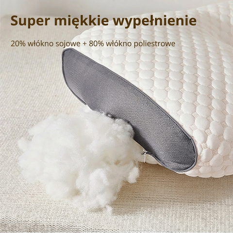 Poduszka Ortopedyczna Cervina | Poduszka Profilowana do Snu | Rdzeń Dopasowujący