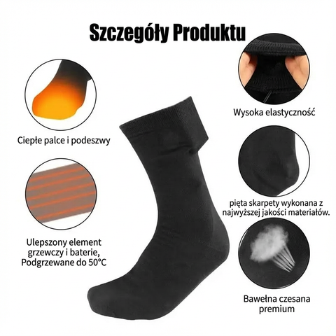 Skarpety Grzewcze Thermiva | Skarpety Elektryczne | Ogrzewanie Stóp
