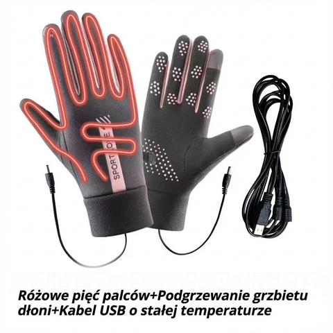 Rękawice Grzewcze ThermoGrip | Rękawice Elektryczne USB | Ogrzewanie Dłoni