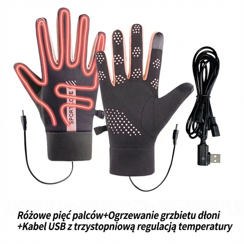 Rękawice Grzewcze ThermoGrip | Rękawice Elektryczne USB | Ogrzewanie Dłoni