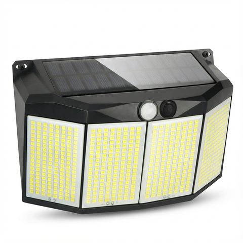 Reflektor Solarny SolarMax | Lampa Zewnętrzna LED 576 | Czujnik Ruchu IP65