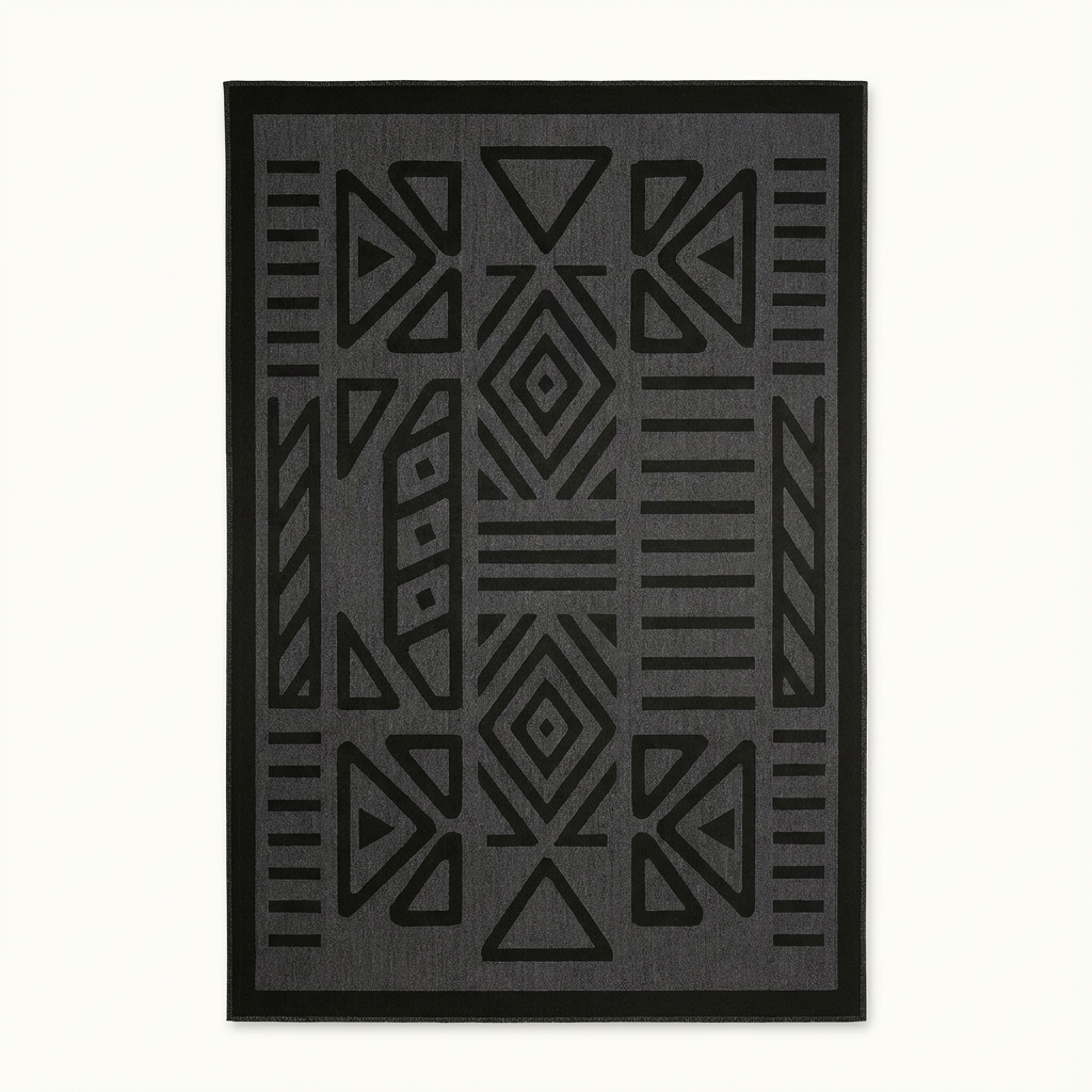 Pokrowiec Eron | Narzuta na sofę | Geometryczny wzór chenille