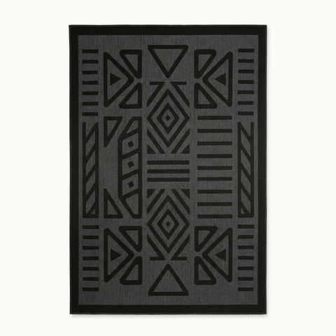 Pokrowiec Eron | Narzuta na sofę | Geometryczny wzór chenille