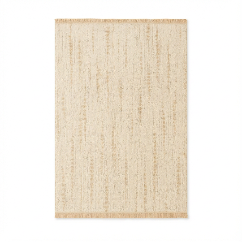 LinenAura | Narzuta na Sofę | Beżowy Pokrowiec Bawełniany