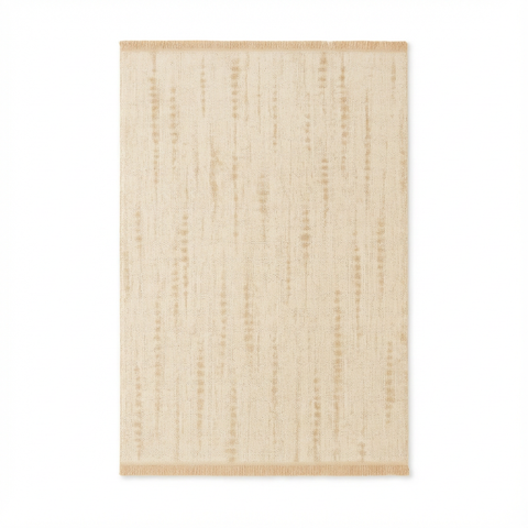 LinenAura | Narzuta na Sofę | Beżowy Pokrowiec Bawełniany